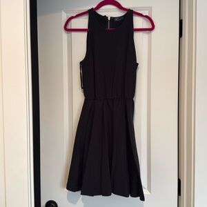 Gap black circle skirt dress